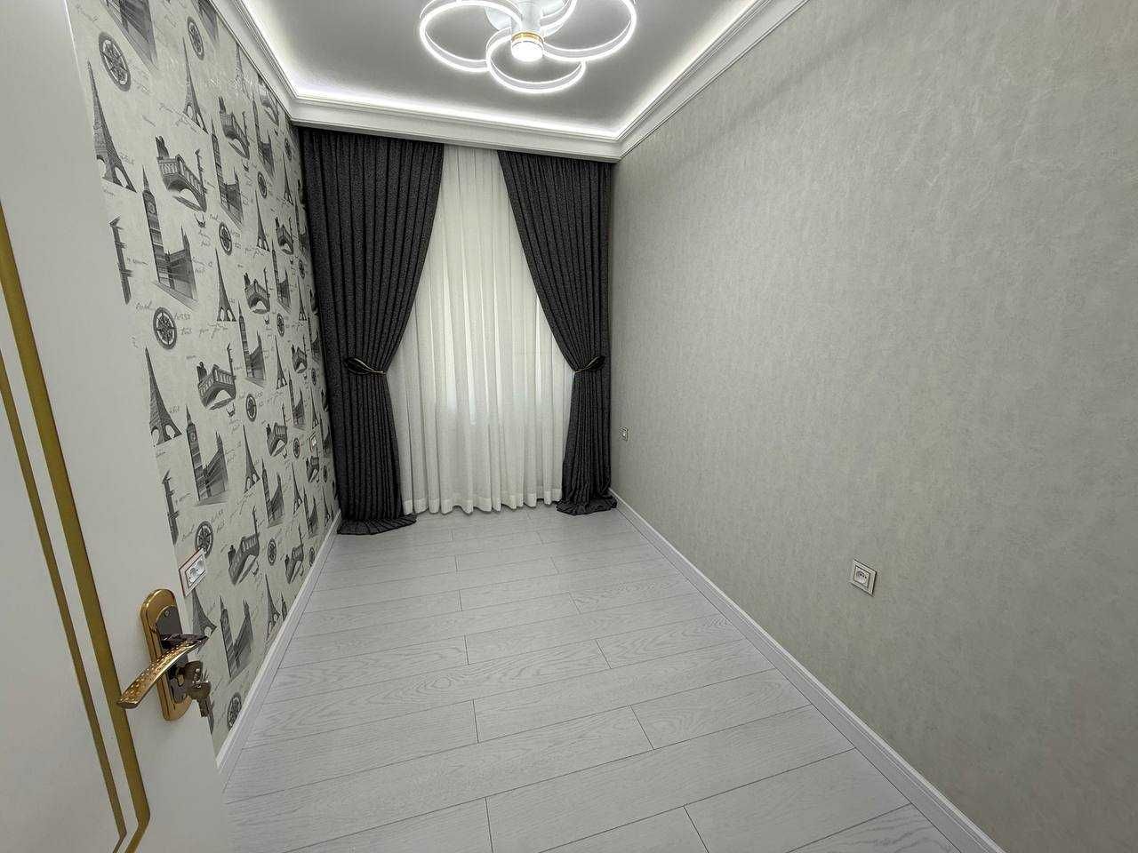 Квартира с новым евро ремонтом 4х ком 90кв Садыка Азимова