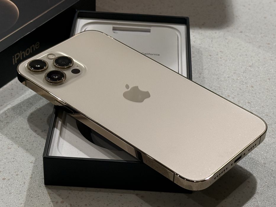 iPhone 12 Pro Max 128GB Gold – Перфектен, 100% Батерия.
