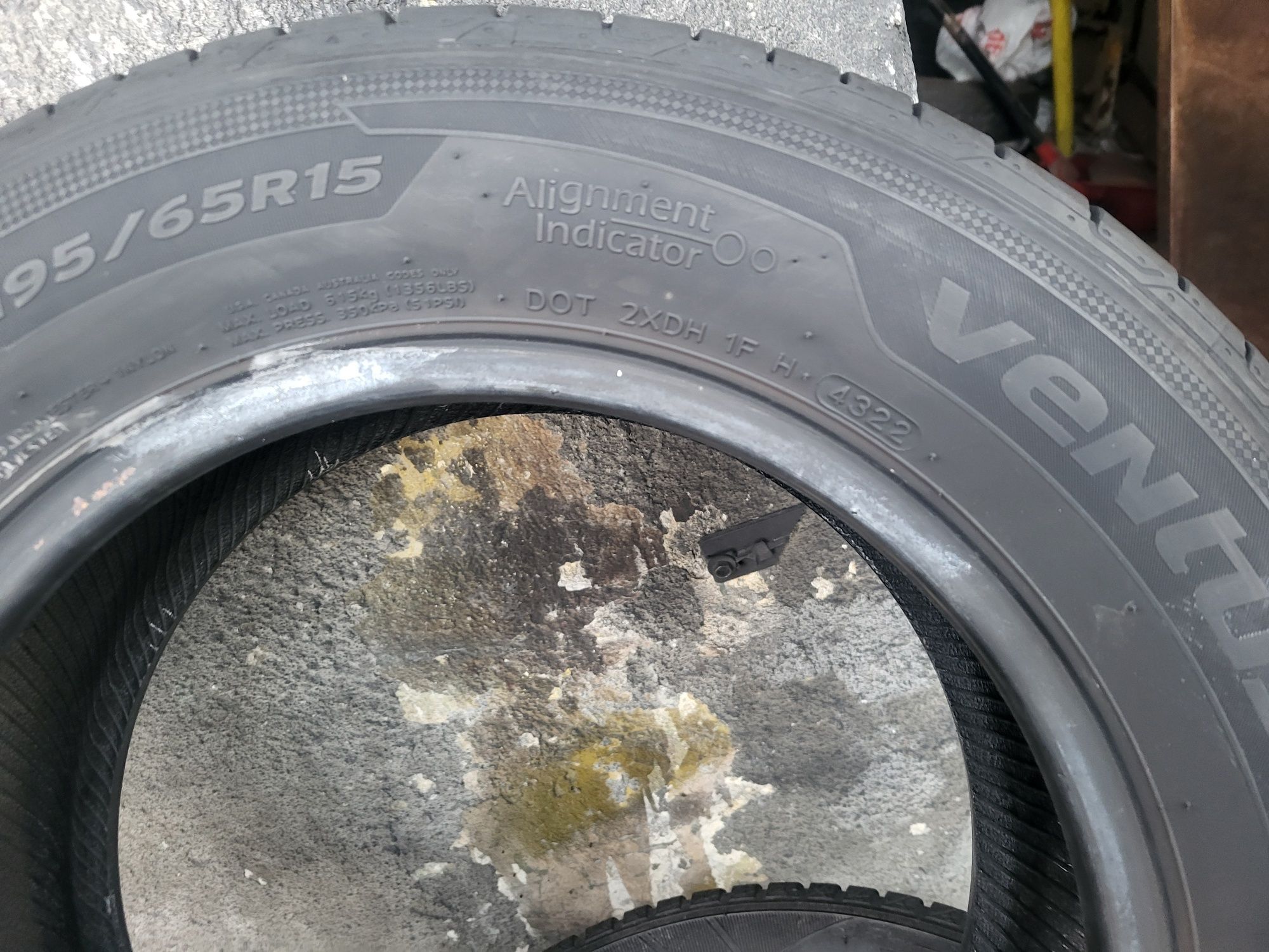 2бр. 195 65 15 Hankook летни.