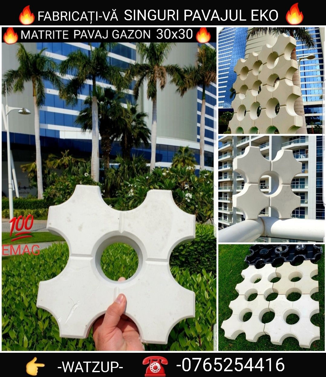 OFERTA SEZON matrite pavaj forme pavele materiale constructi meserias
