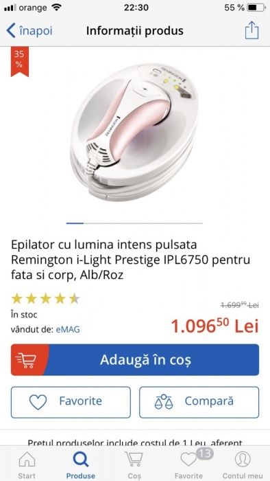 Epilator Remington