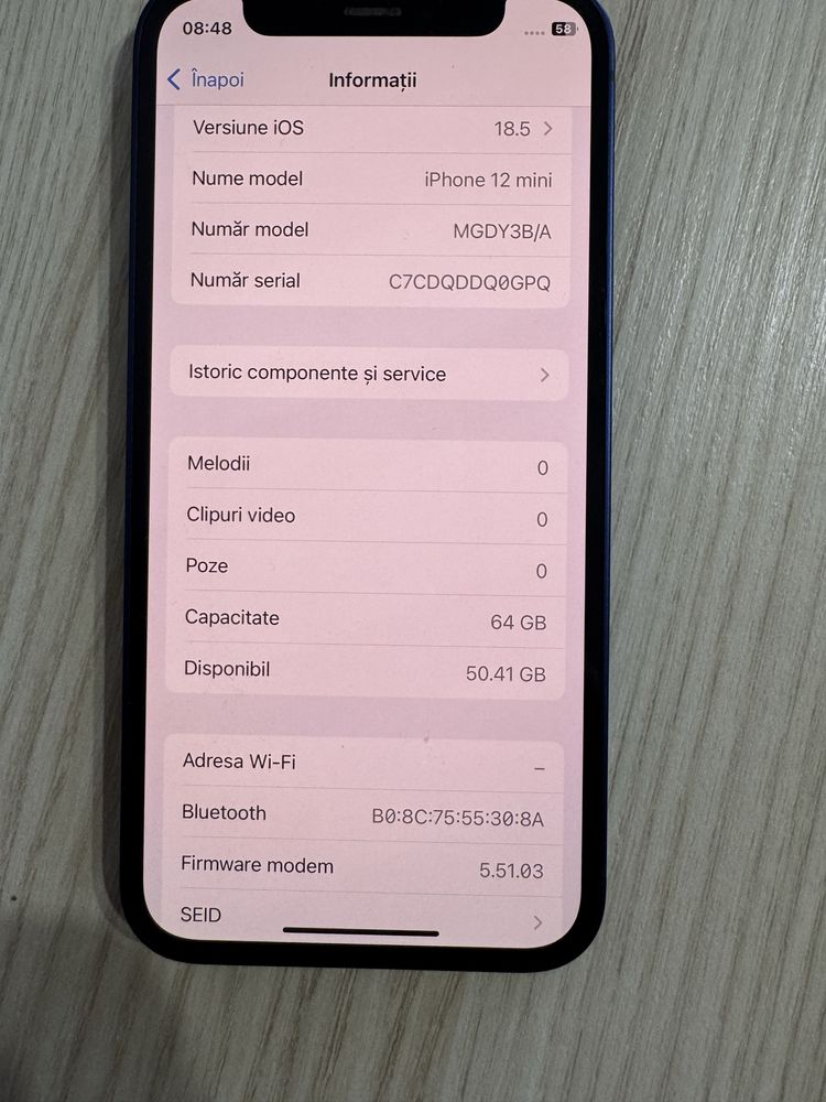 Iphone 12 mini fara cont cu defect