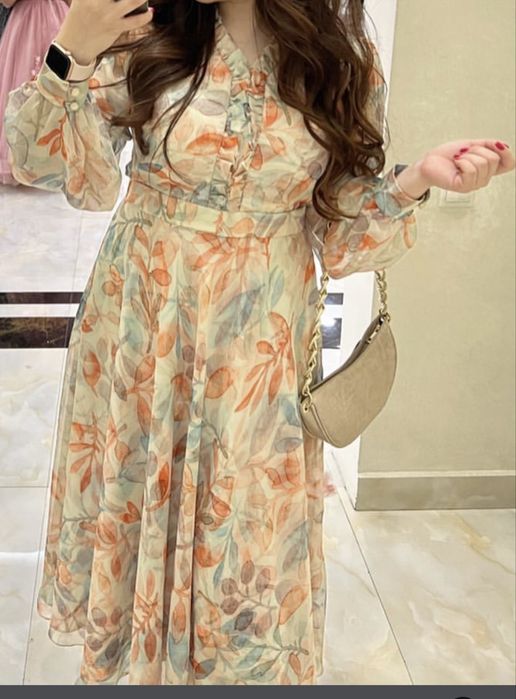 Платье Алия туман