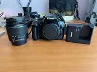 Camera Canon EOS 1100D (cu obiectiv Canon EFS 18-55mm) + Geanta