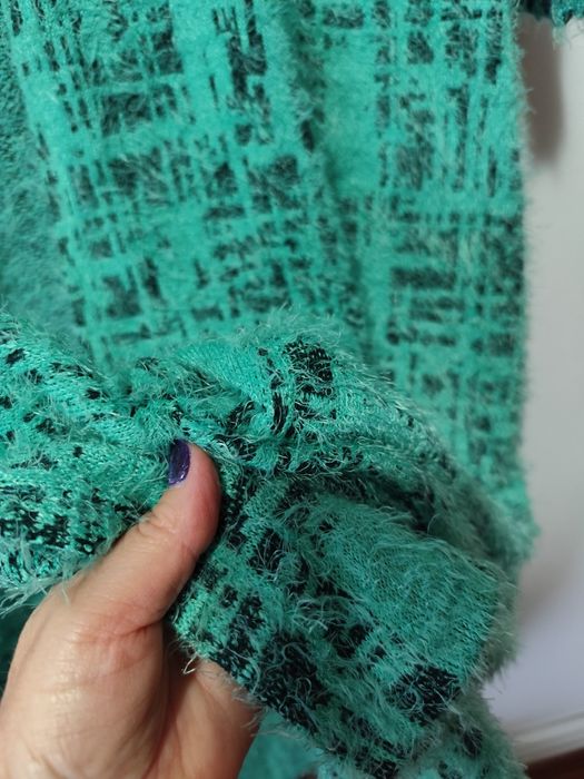 Haină lungă cu gluga M