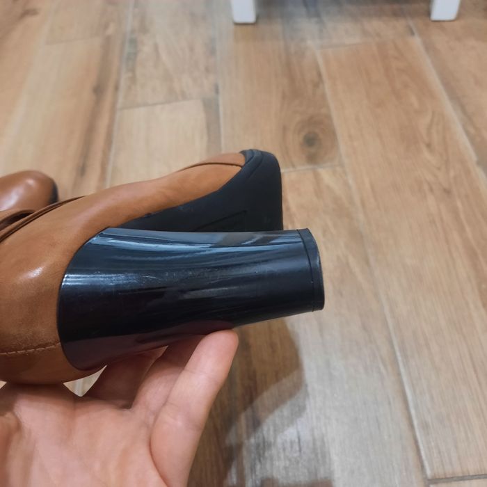 Италиански кожени боти VICTORIA WOOD 37 и 1/2