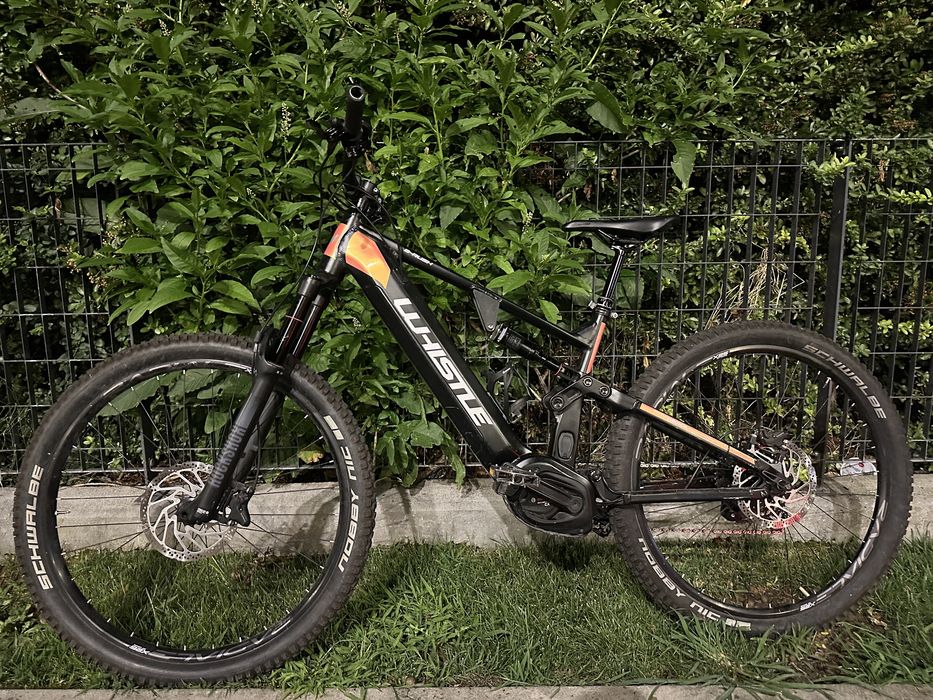 bicicleta  electrica  Whistle e-MTB full suspension