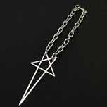 Lant Rick Owens Opium Pentagram Necklace Chain