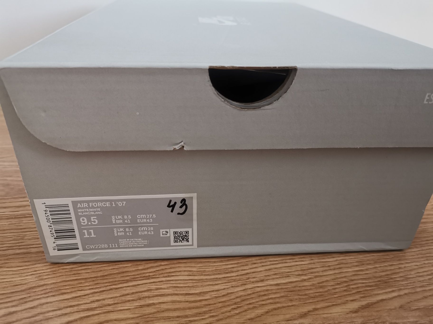 Нови с кутия! Спортни обувки Nike Air Force 1 - размери EU 42/ 43/ 44