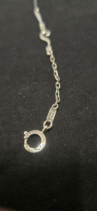 Lant ceas de buzunar argint Gaston Lebo