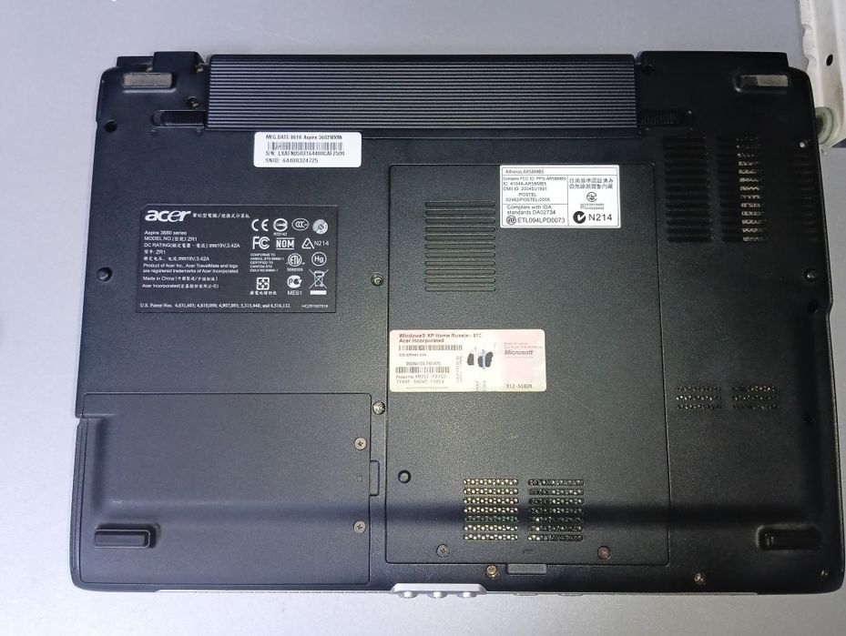Ноутбук aspire 3680 acer
