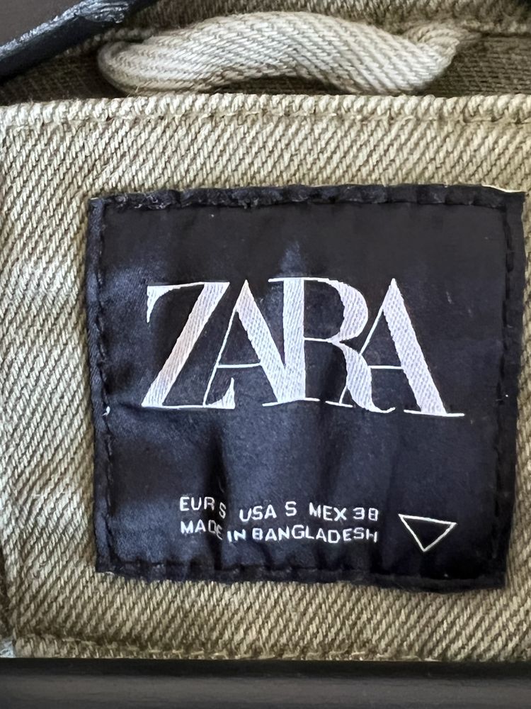 Мъжко Зелено Дънково Яке Zara / Зара