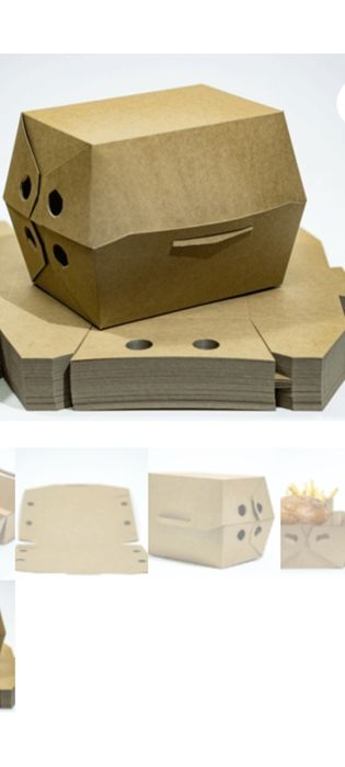 Кутия за бургер с картофки