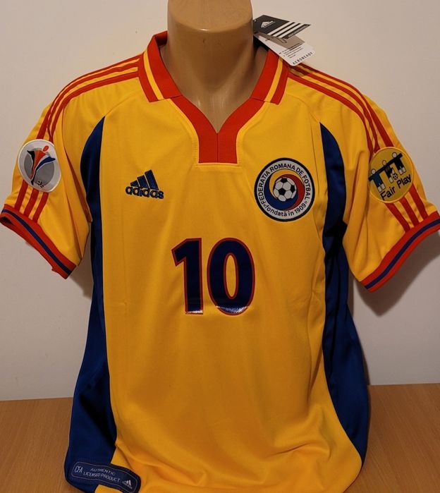 Tricou Hagi Gheorghe model ca Euro 2000 fotbal colectie cadou