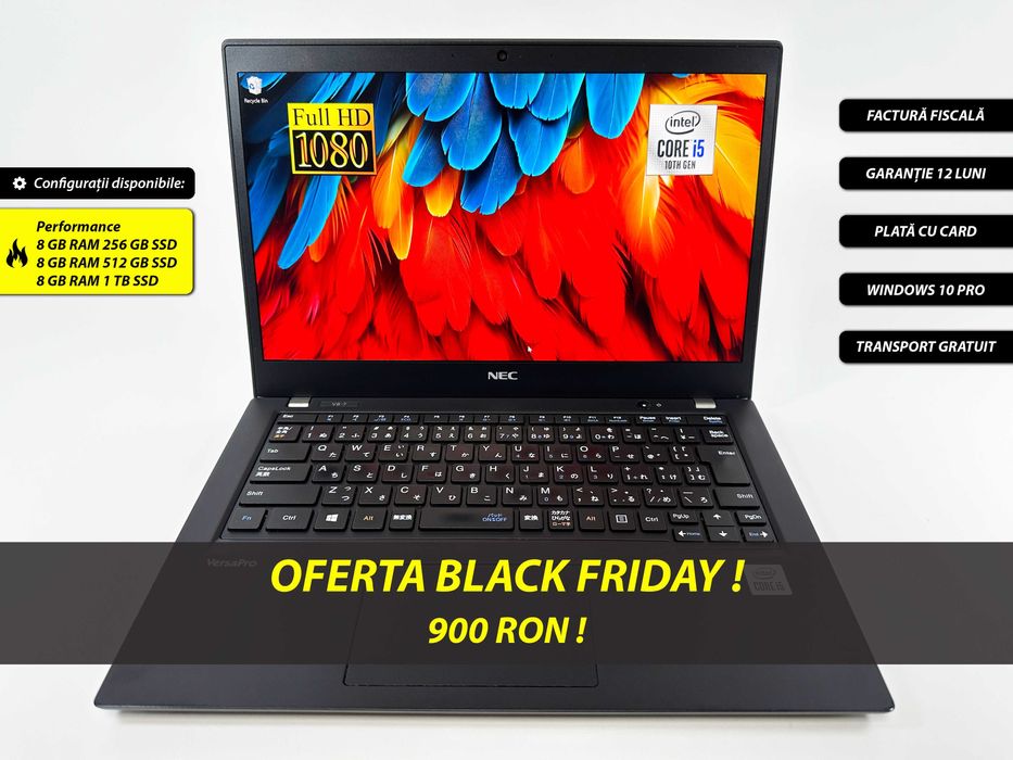 Laptop NEC Made in Japan i5 gen 10 13 inch Garantie 1 an Windows 11