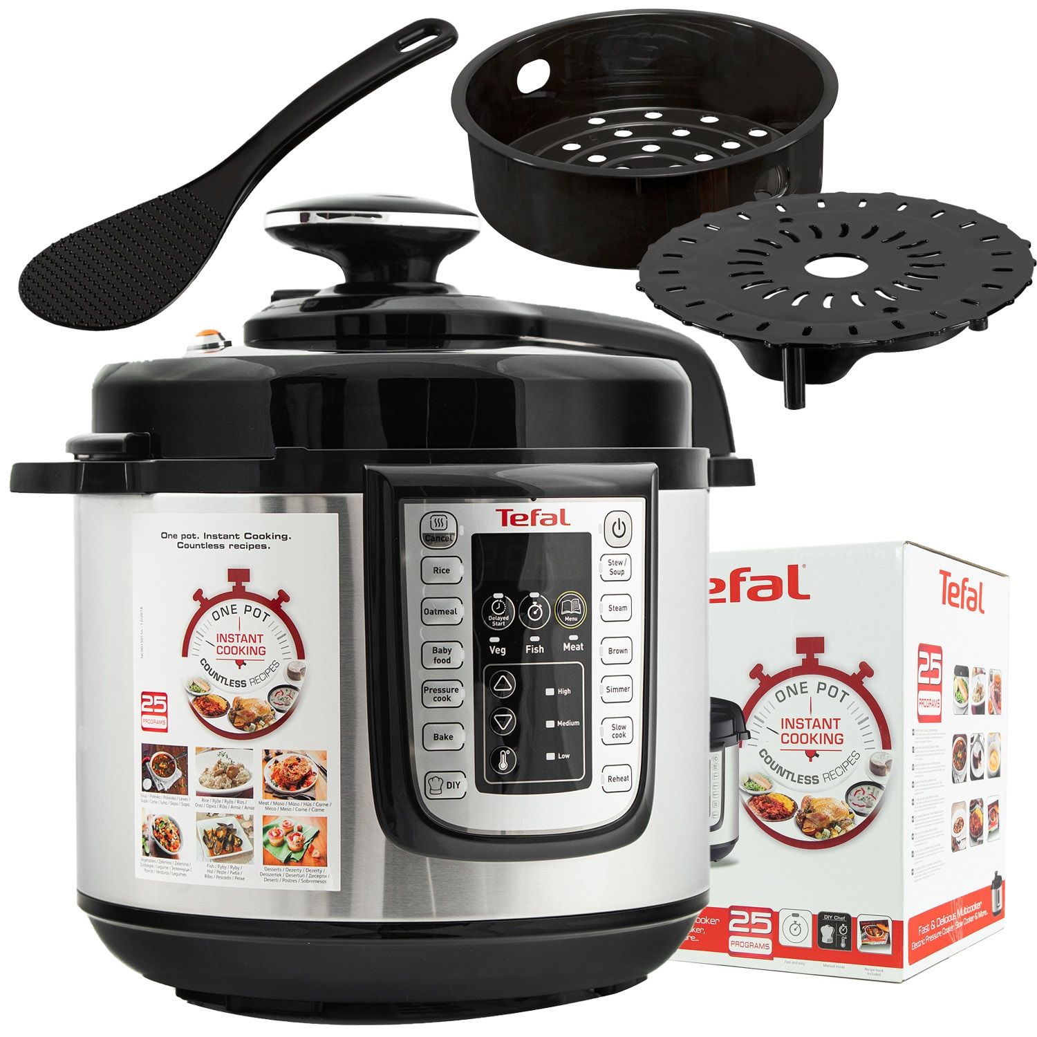 Мултикукър Tefal - робот за бързо готвене под налягане