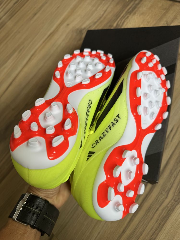 Нови оригинални бутонки adidas X CRAZYFAST LEAGUE 2G/3G AG! 44 н
