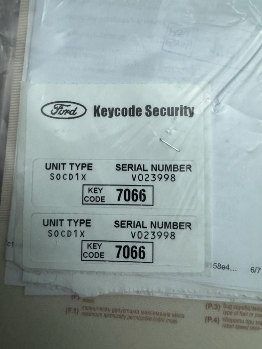 Оригинално Автомобилно Аудио Sony за Ford