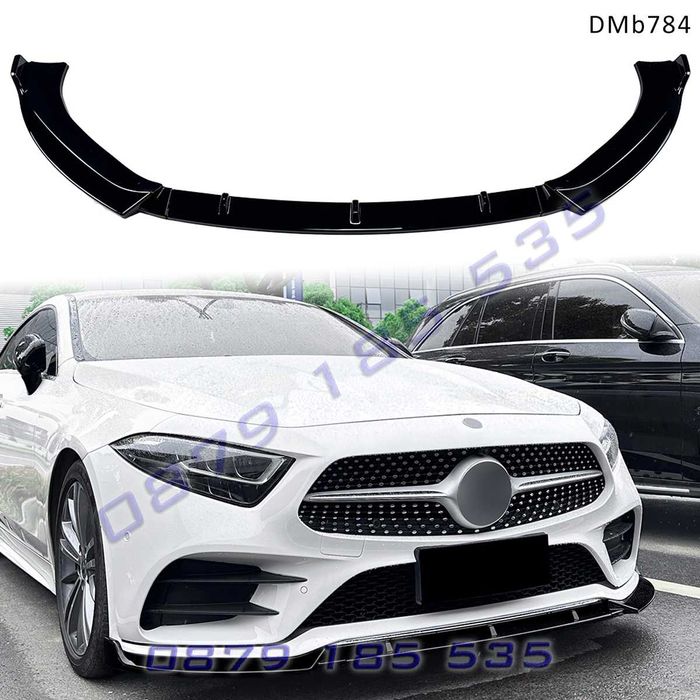 Лип спойлер предна броня Mercedes CLS C257 Pre face AMG мерцедес амг