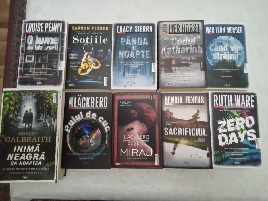 Cărți editura Trei și alte edituri, stare foarte bună, 20 lei/carte