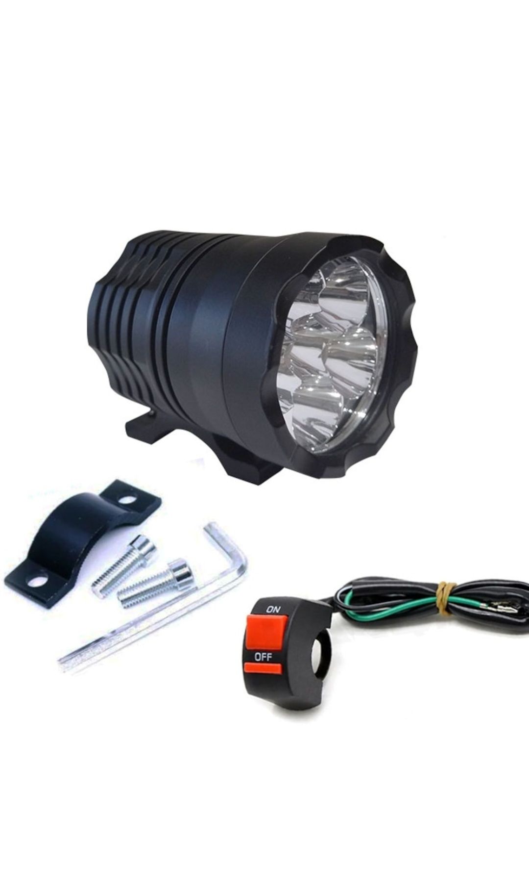 Комплект Халогени за мотор, Диодни светлини за мотоциклет, 6 SMD, LE