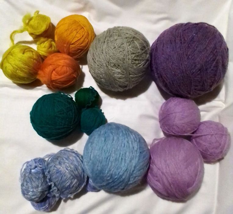 Пряжа шерстяная и нитки шерстяные