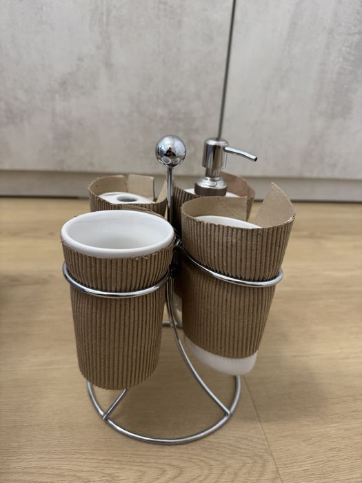 Suport baie decorativ periute pasta