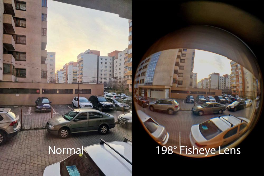 AUKEY set 2 obiective pentru telefon: Fisheye și Wide & Macro