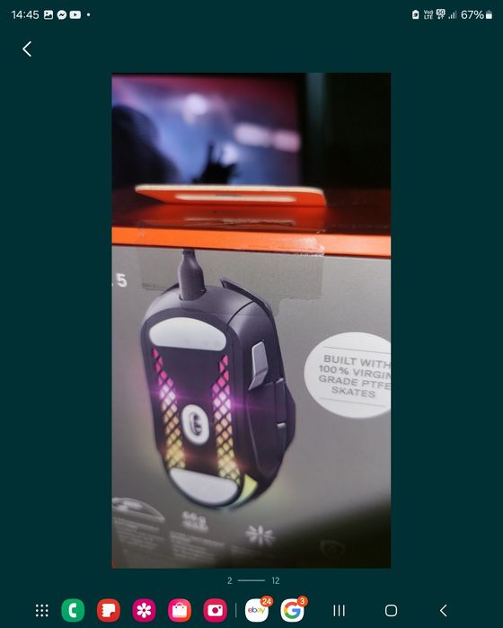 Чисно Нова запечатана Гейминг мишка SteelSeries - Aerox 5, оптична, че