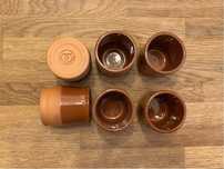 Set 6 pahare de ceramică cuptor/ microunde/ congelator