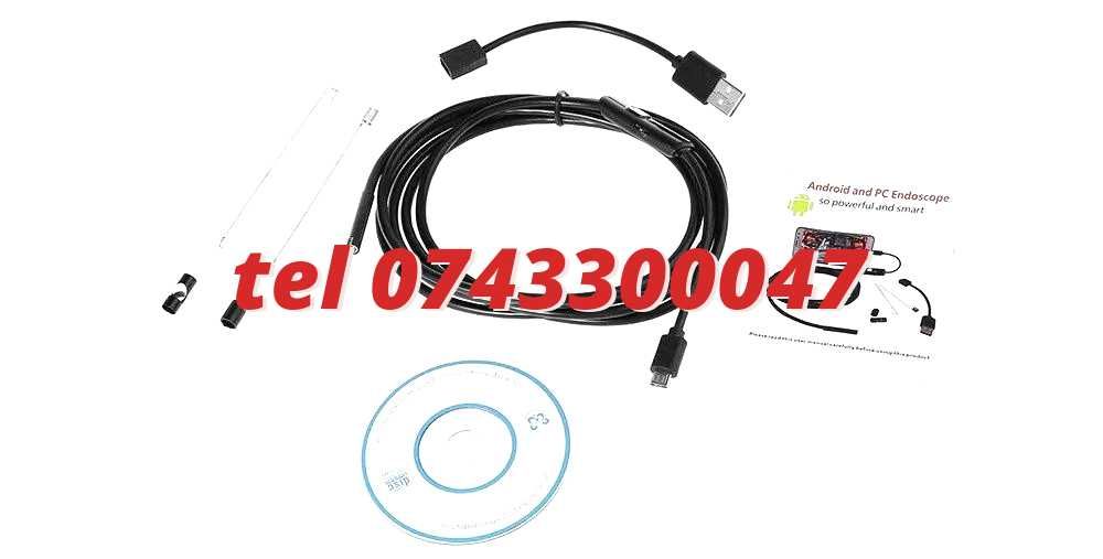 Camera Endoscop Inspectie Android  Usb 6 Led Ir Subacvatica Hd72