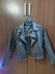 Geaca piele neagra
