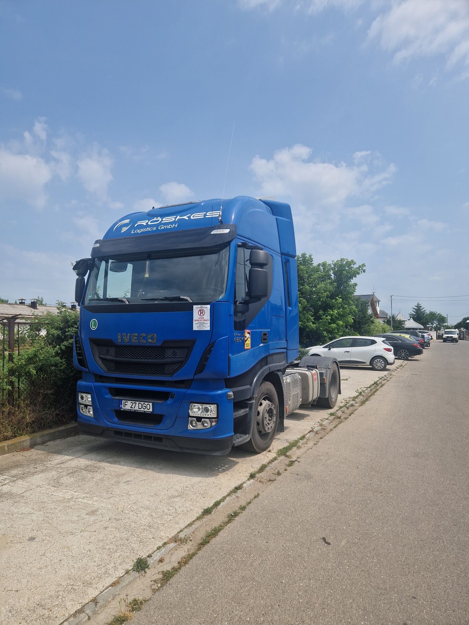 Iveco Stralis 460 schimb cu miniexcavator