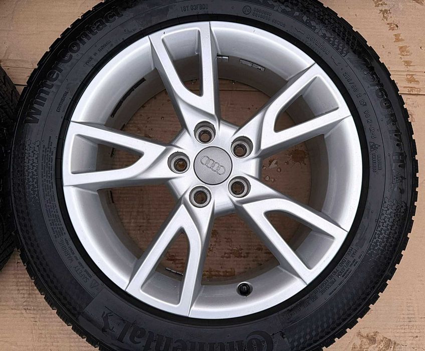 Set roti cu jante orig AUDI Q3 / VW TIGUAN cu 215 60 17 IARNA DOT 2022