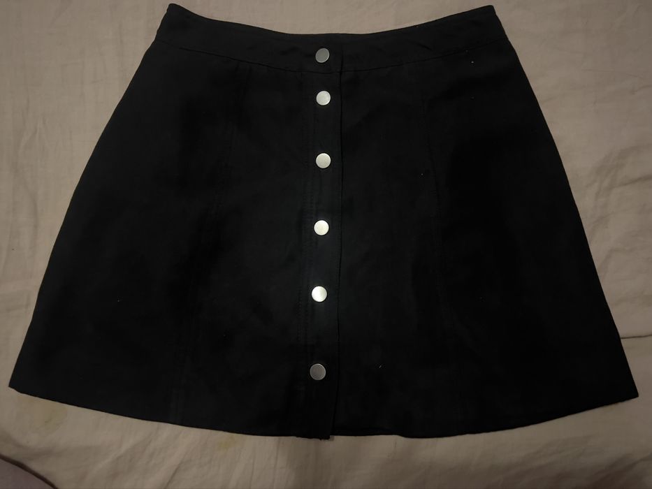 Черна дънкова пола