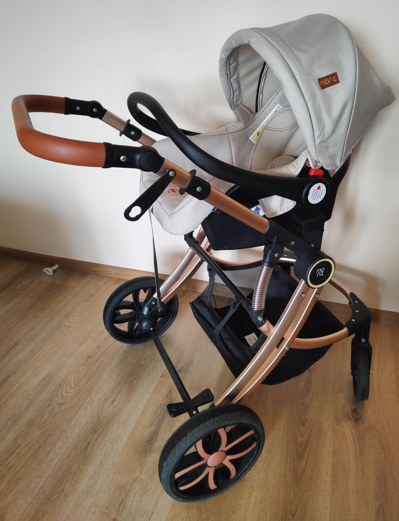 Комбинирана бебешка количка Moni Polly 3 in 1