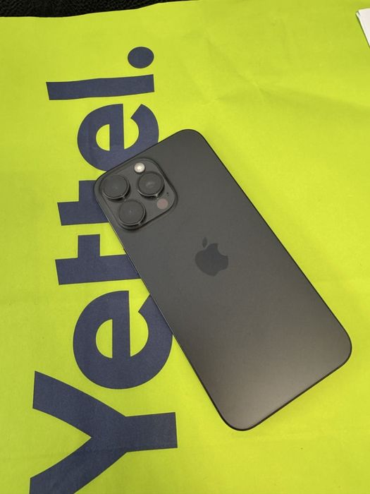 КАТО НОВ 512GB iPhone 15 Pro Max  Гаранция Yettel 2025 Black