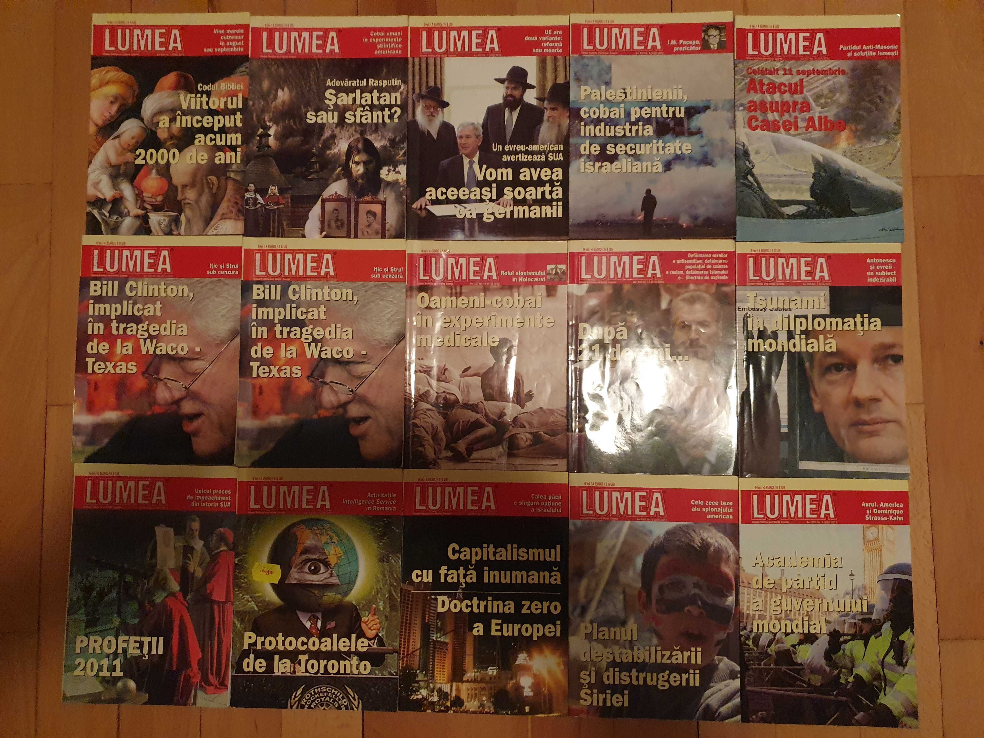 Colecție revista Lumea (73 numere)