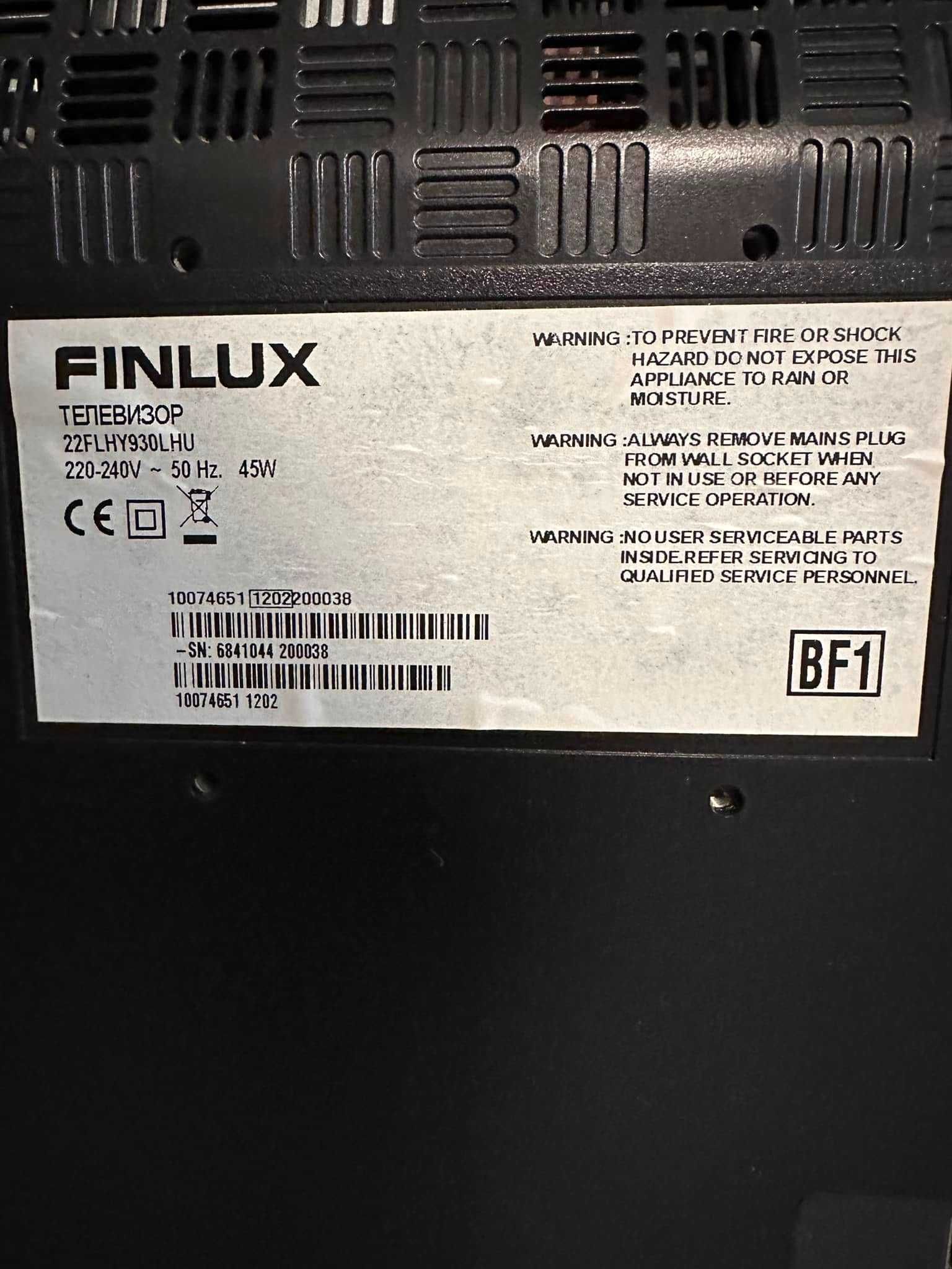 Продавам плосък Телевизор FINLUX 22 FLHY930LHU