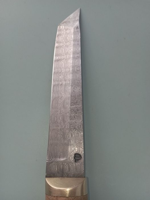 Нож от Дамаска стомана с клеймо - 300 лв.