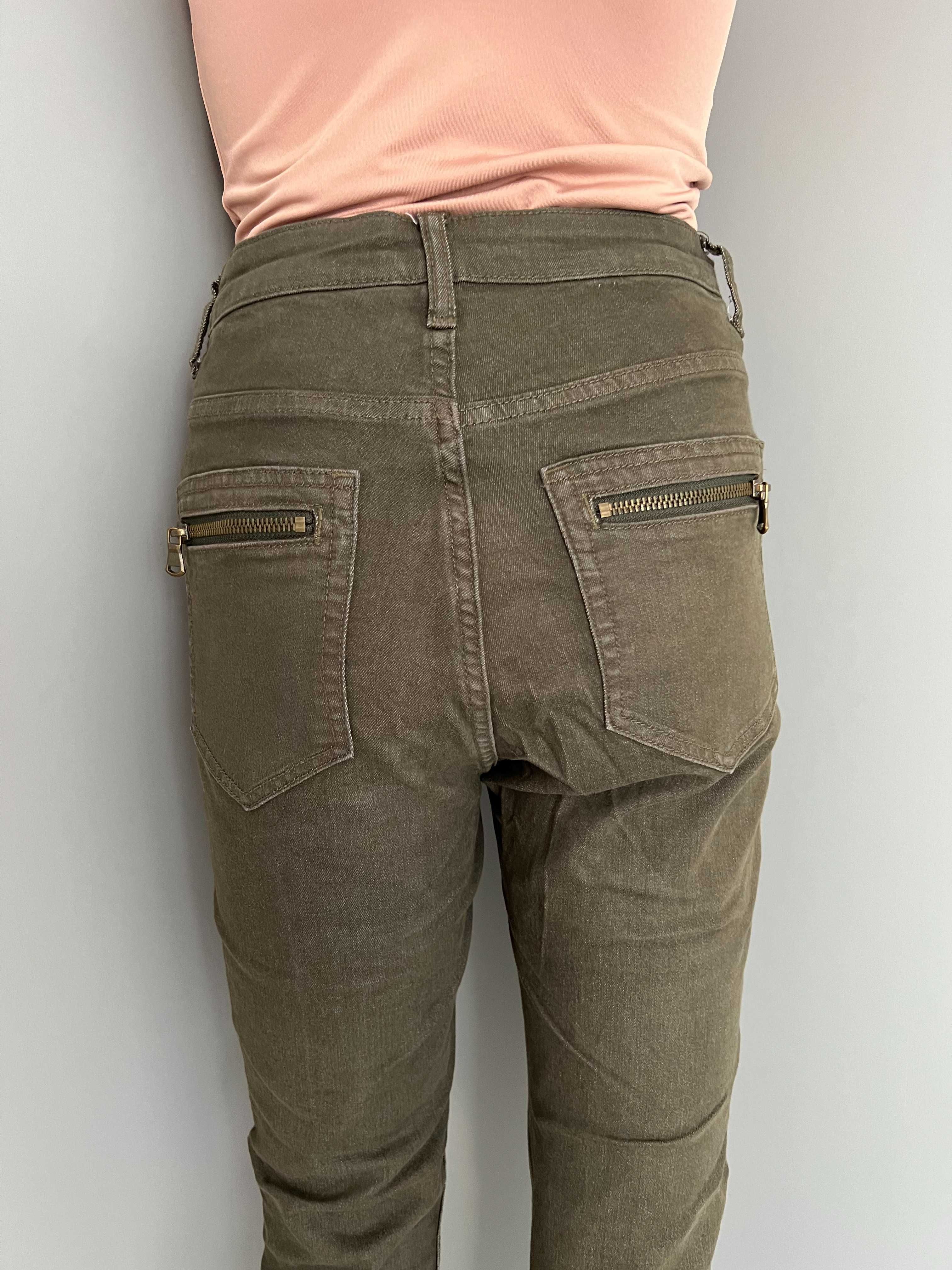 Pantaloni denim elastici H&M