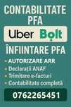 Iti infiintam PFA-ul pentru UBER-BOLT :
