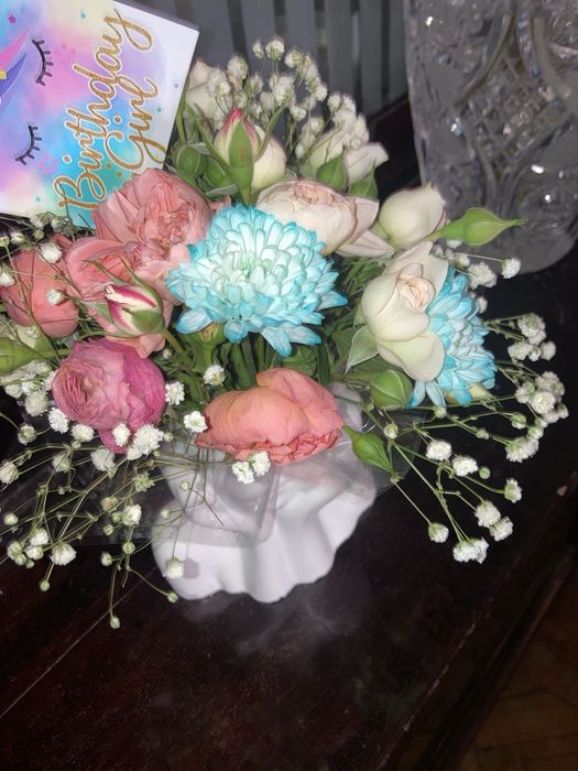 цветок в вазе