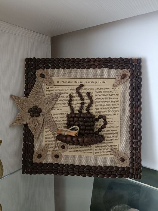 Tablou cu cafea 3D - Hande made