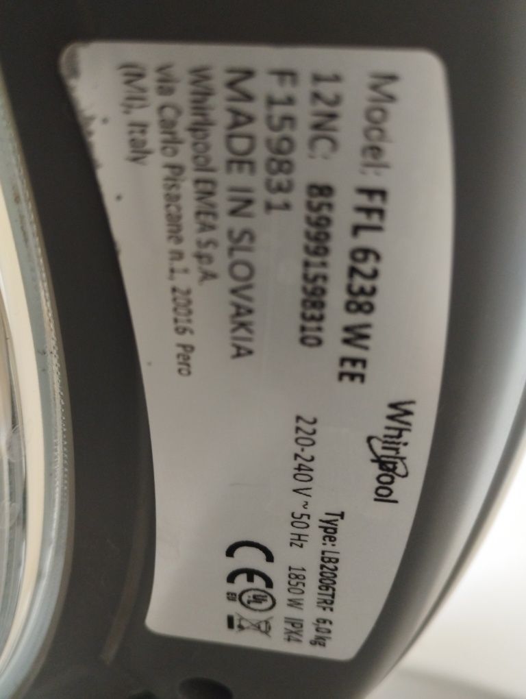 Пералня whirlpool  в пълна изправност