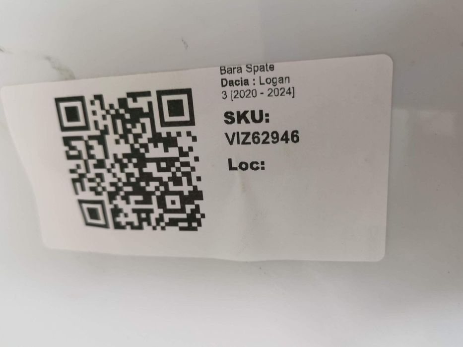 Bara Spate Dacia  Logan 3 2020 2021 2022 2023 2024 Originala In Stare