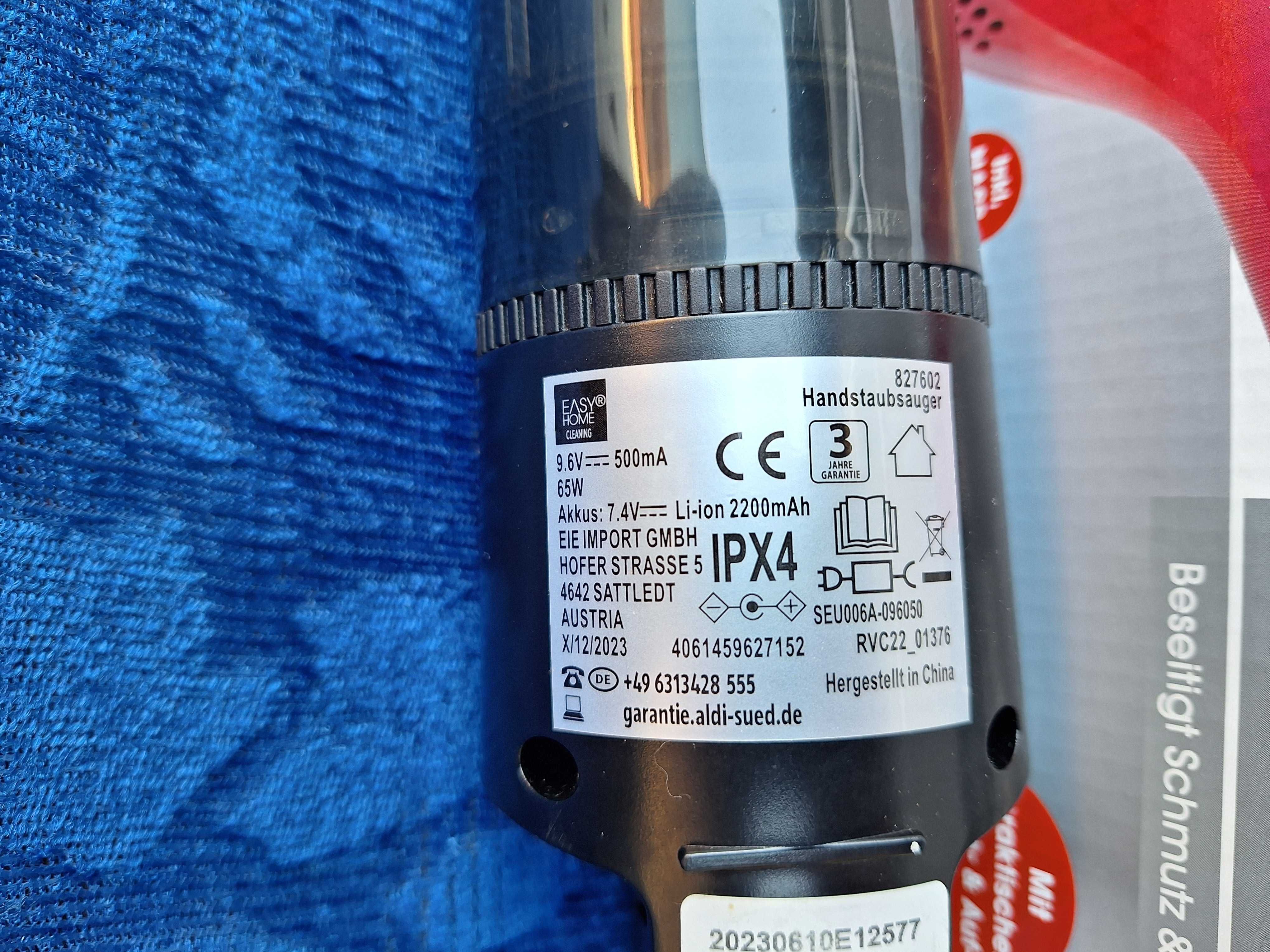 Aspirator manual | Easy Home RVC22 Wet and Dry Cordless Vacuum Cleaner
