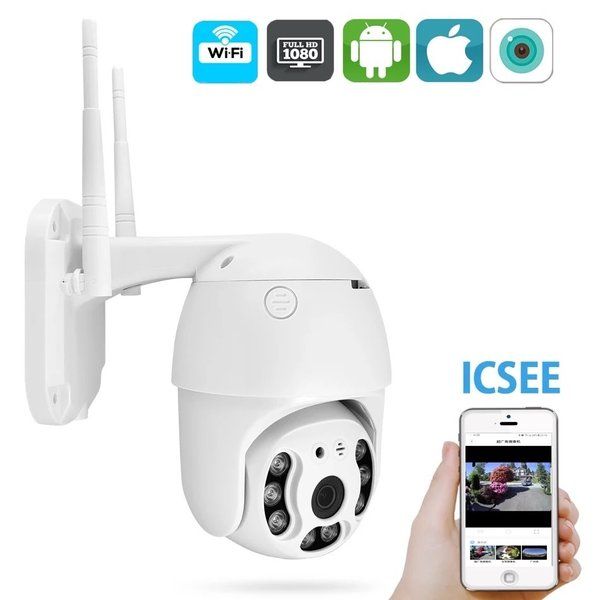 iCSee - 8MP Lens! Външна camera/камера с цветно нощно виждане- WIFI