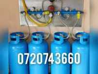Kit complet cu 4 butelii GPL 80L pentru centrala termica pe GPL