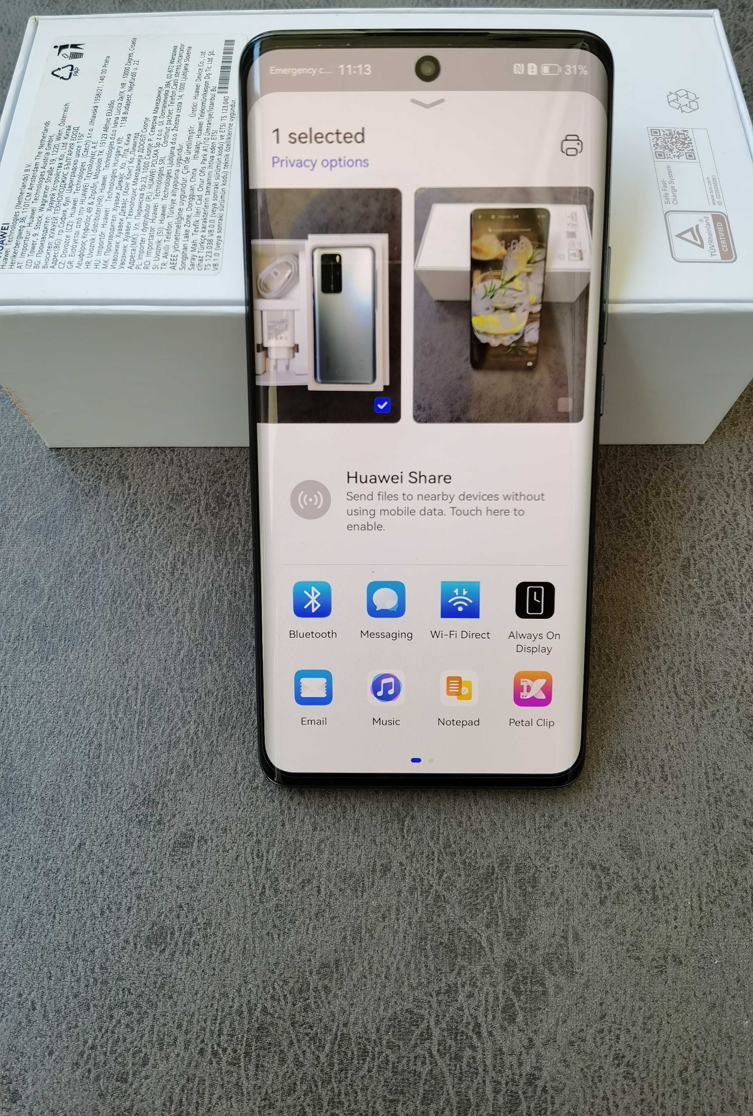 Huawei P40 Pro 256GB Silver Frost + Huawei nova 9 128GB Black extra